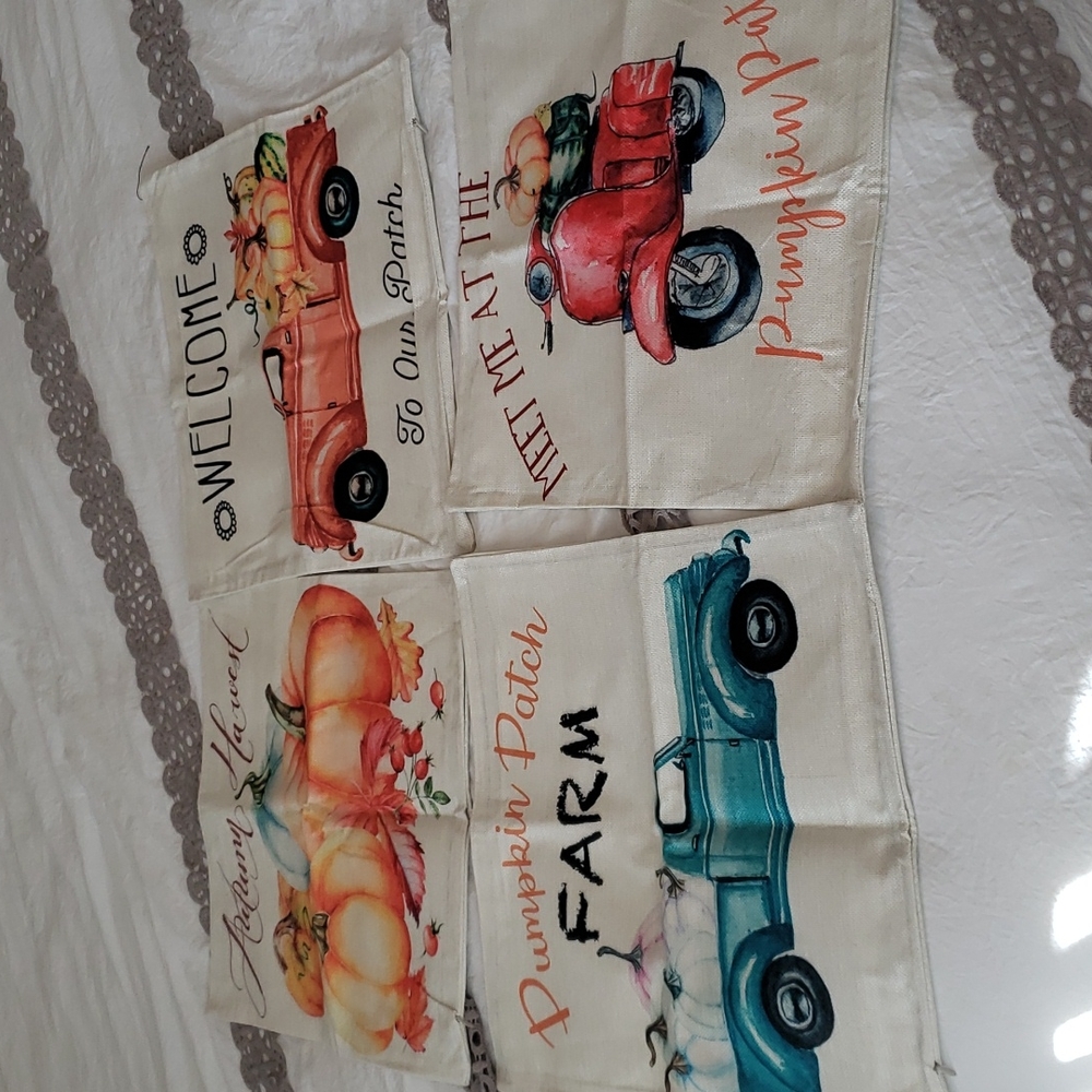 Fall throw pillow covers